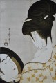 化粧をする若い女性 1796年 喜多川歌麿 浮世絵美人が